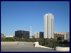 Views from the City of Arts and Sciences 06 - Torre  de Francia, Valencia's 2nd tallest skyscraper (115m, 35, built 2002)